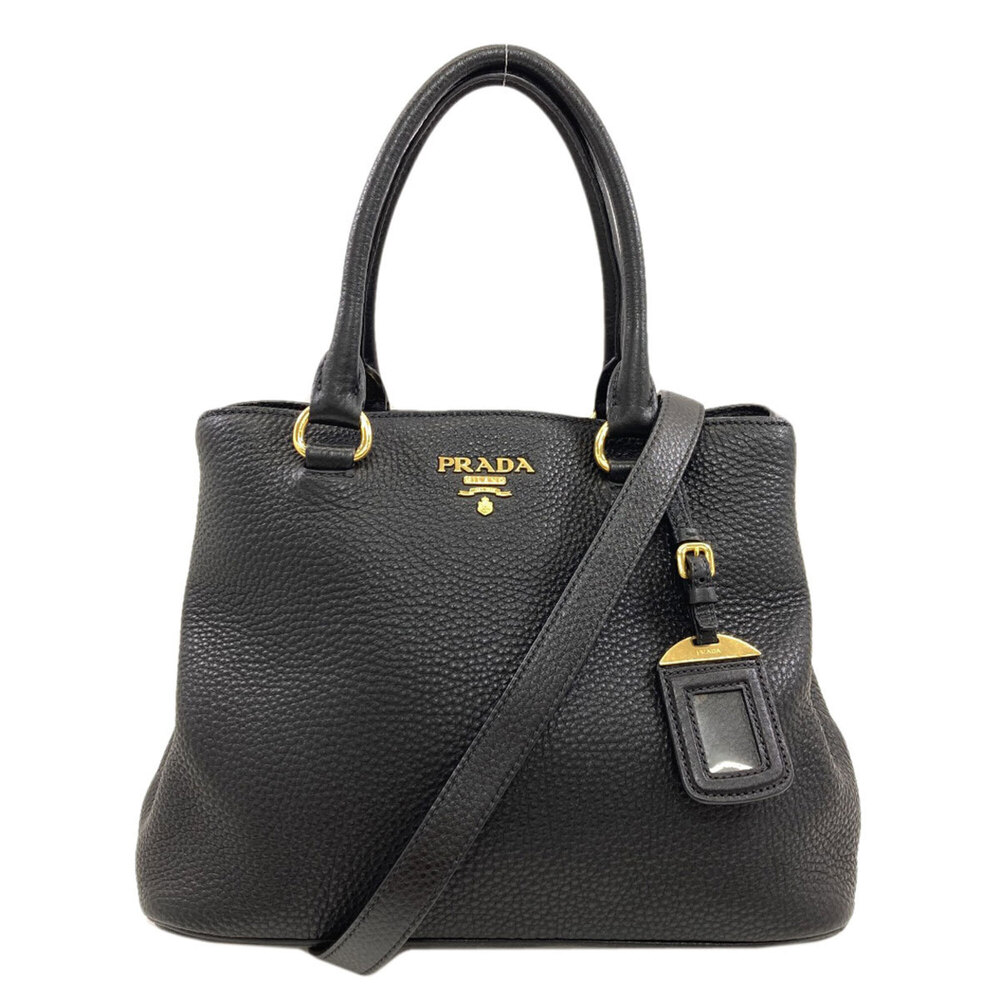 Prada 2-Way Tote Bag, Leather, Women's PRADA